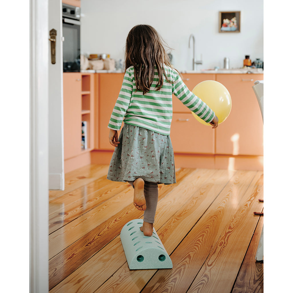 Modu Stool, Barneskammel, aktivitetsmøbel i skum - Ocean mint