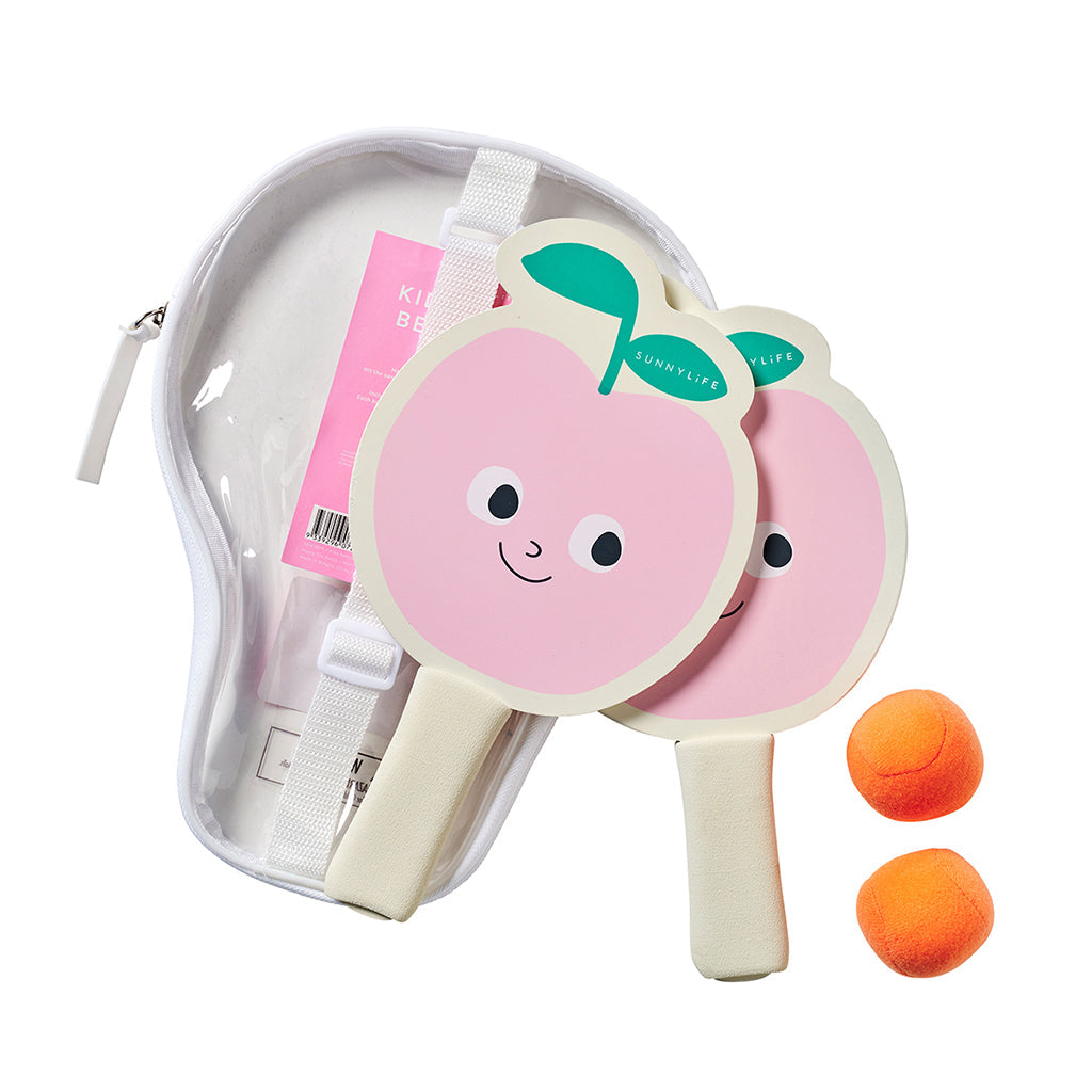 Sunnylife Kids Velcro strandtennis, Poppy the Peach