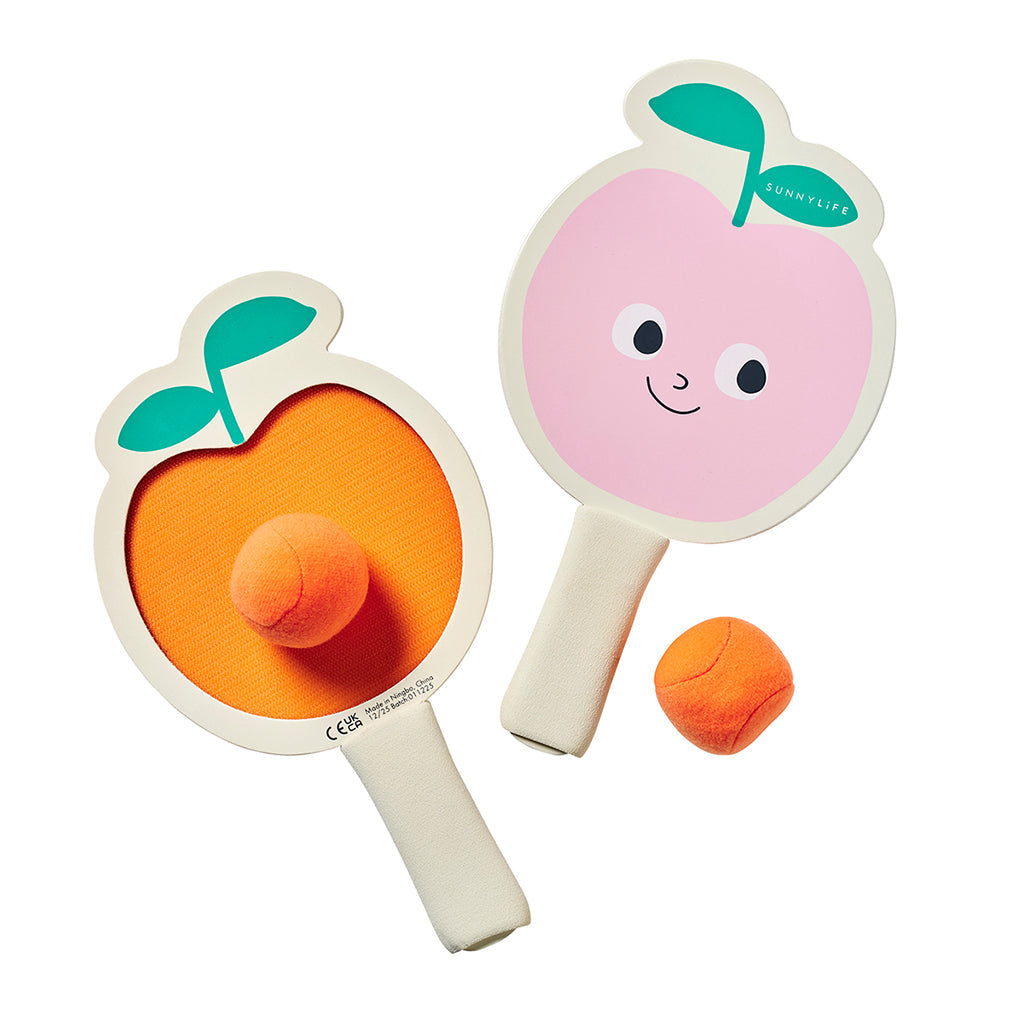 Sunnylife Kids Borrelås strandtennis, Poppy the Peach