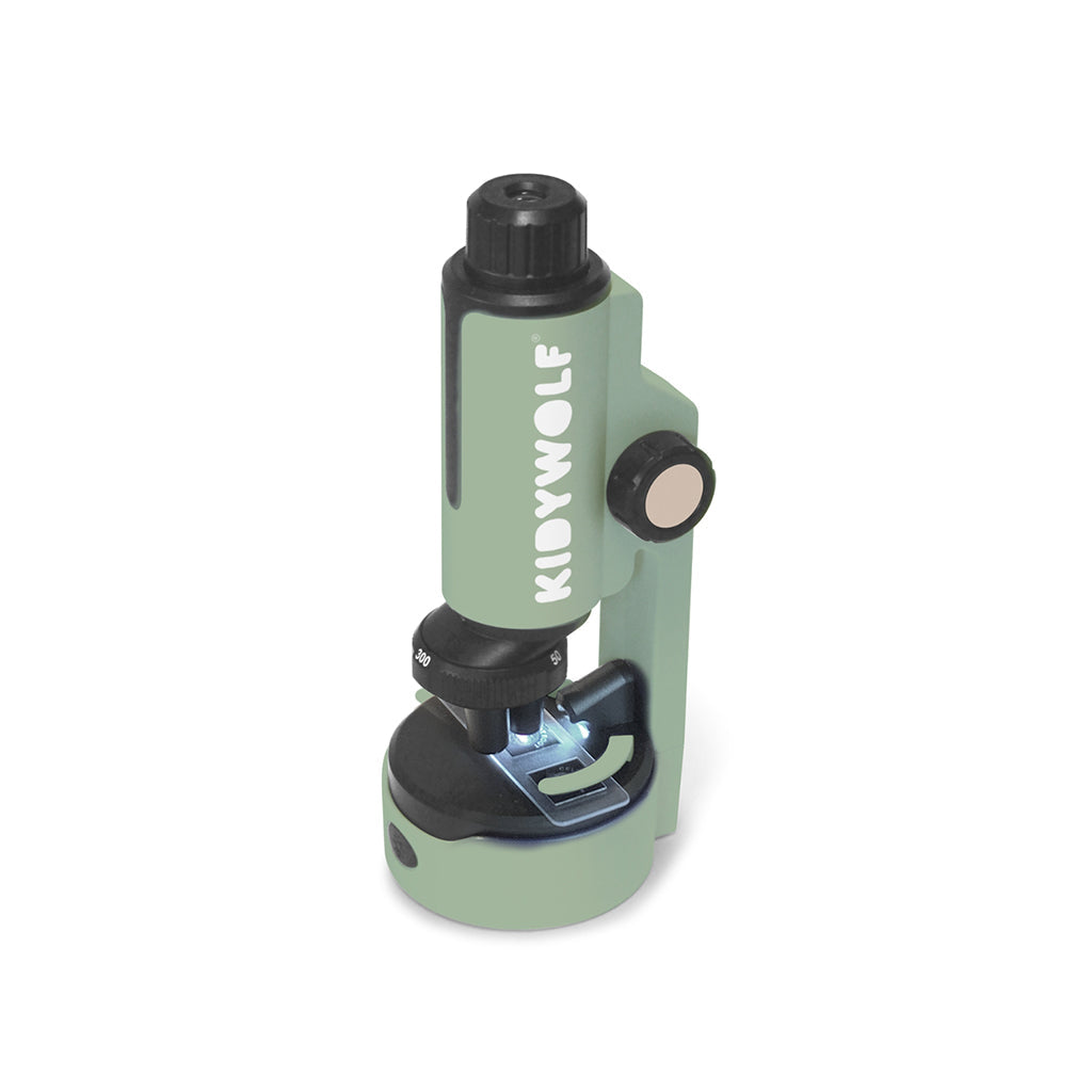 Kidywolf, Kidymicroscope - Mikroskop for barn - Grønn