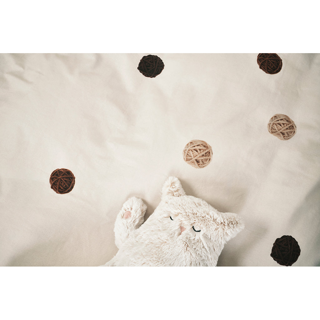 Snurk voksensengetøy, økologisk – Kitten friends
