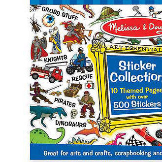 Klistremerker, 500 stk kule merker