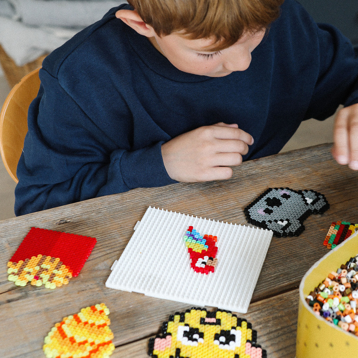 Hama Midi perler i pose, lys turkis - 1000 stk