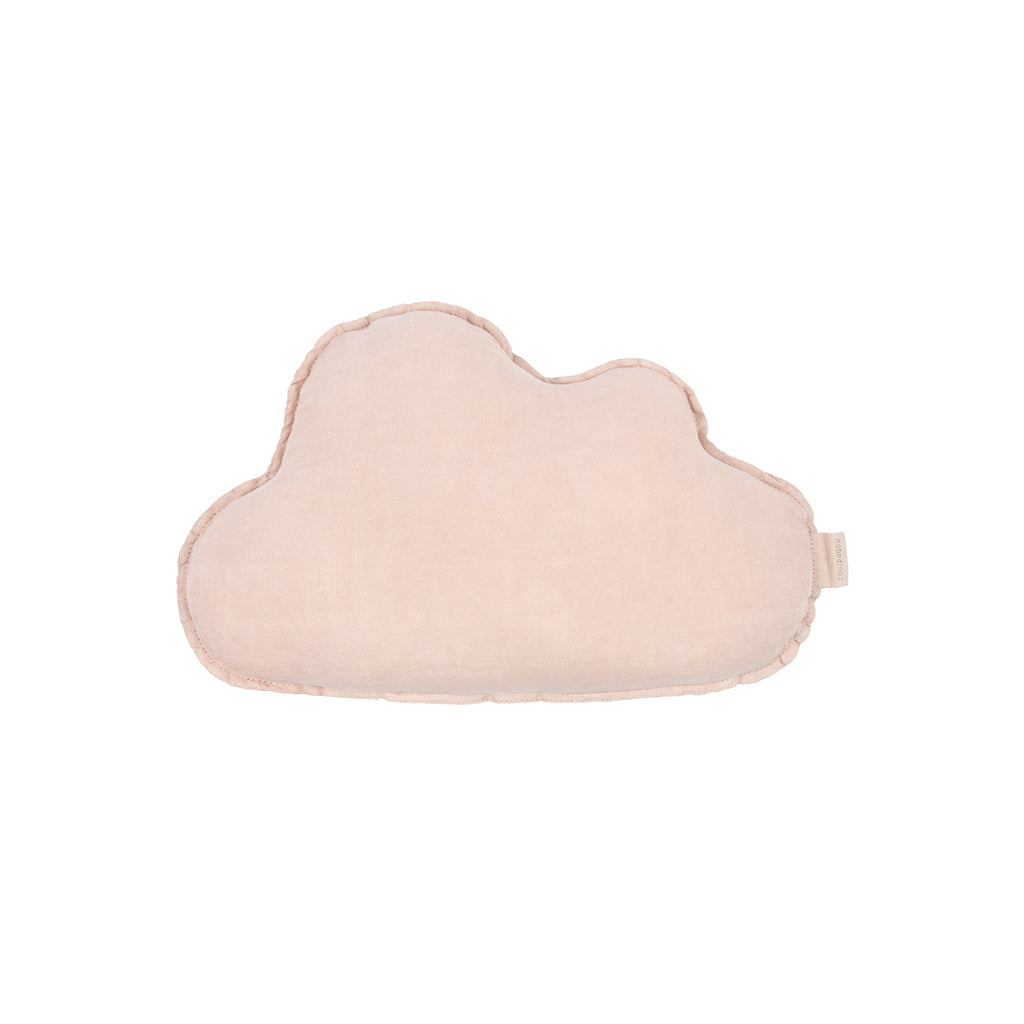 Nobodinoz skypute, vasket fransk lin, fuglebroderi - Mauve pink
