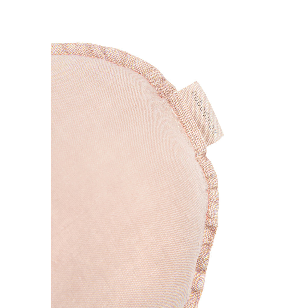 Nobodinoz skypute, vasket fransk lin, fuglebroderi – Mauve pink
