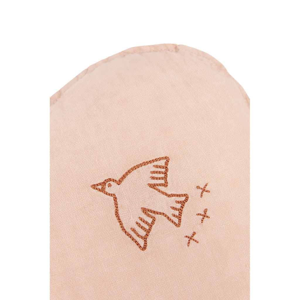 Nobodinoz skypute med broderi, vasket fransk lin - Powder pink