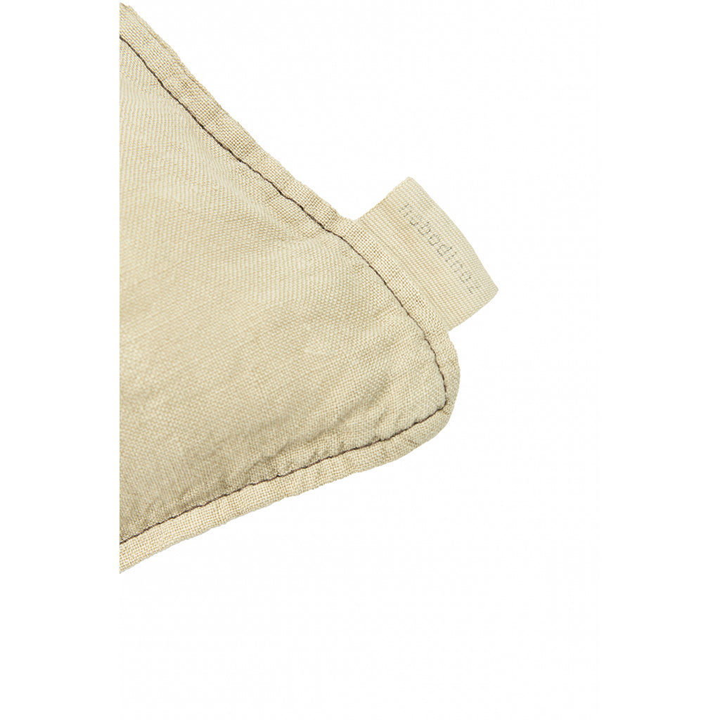 Nobodinoz pute, vasket fransk hør, 50 x 30 cm - Green tea
