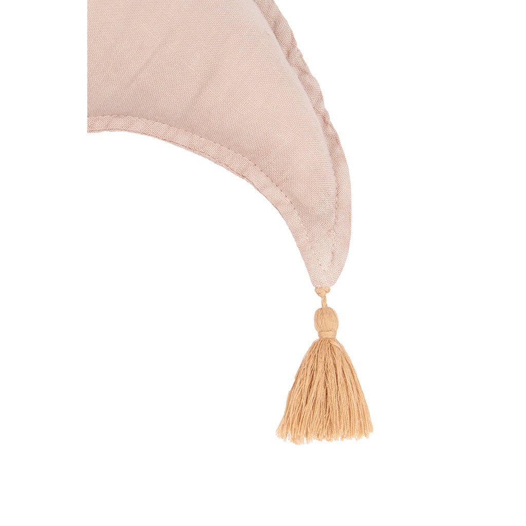 Nobodinoz månepute, vasket fransk lin - Mauve pink