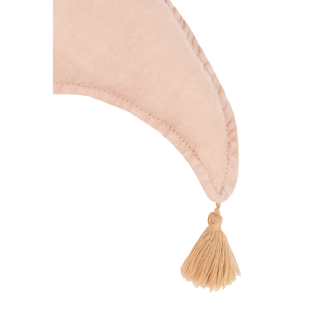 Nobodinoz månepute, vasket fransk hør – Powder pink