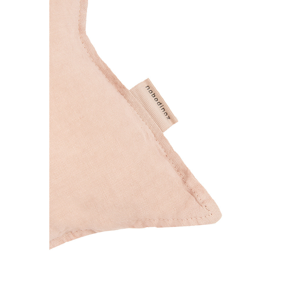 Nobodinoz stjernepute, vasket fransk hør – Powder pink
