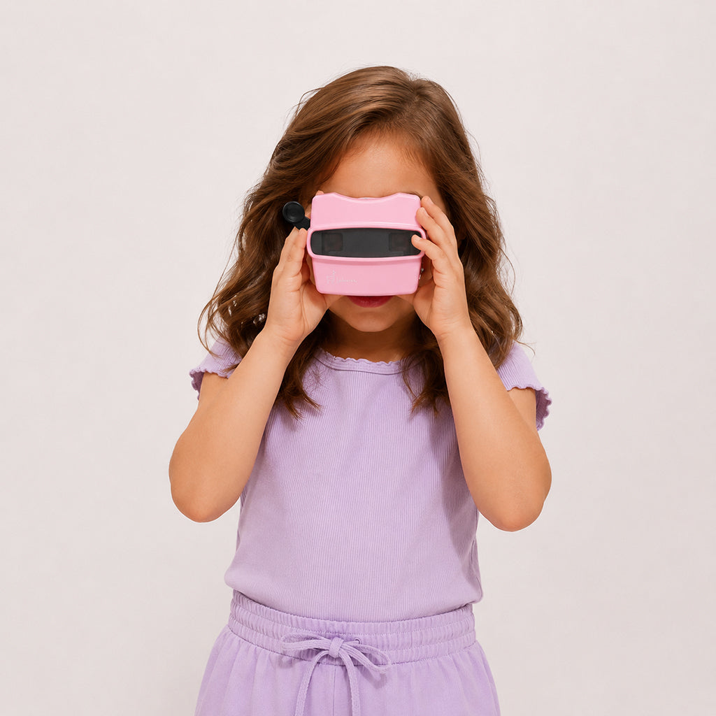 Lalarma Retro 3D Viewer, billedfremviser - Rose