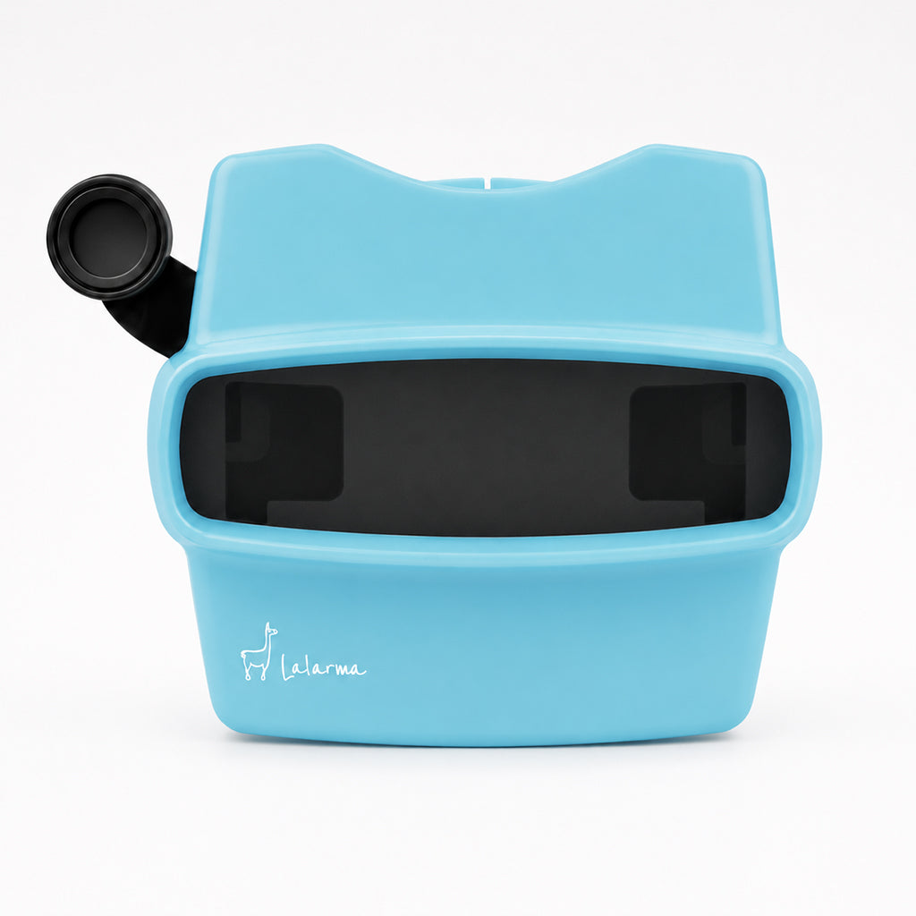 Lalarma Retro 3D Viewer, bildefremviser - Blå