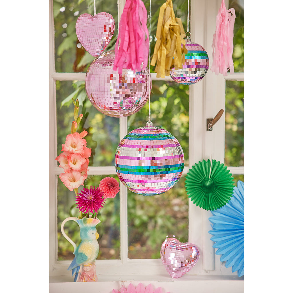 Rice Diskokule, Funky Stripes, 25 cm