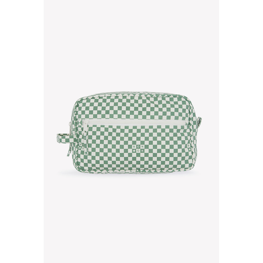Bonton toalettveske, stor – Damier vert