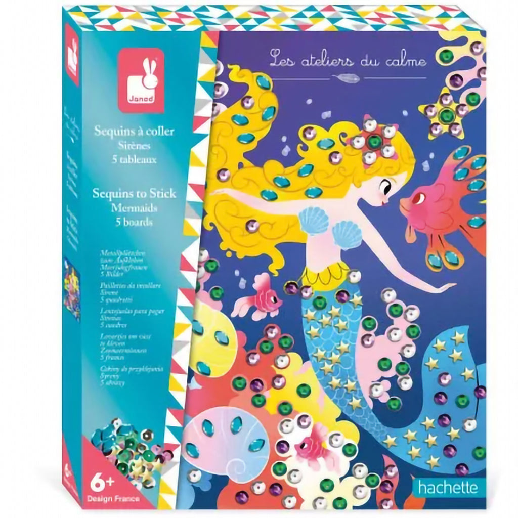 Janod Selvheftende paljetter, Havfruetema