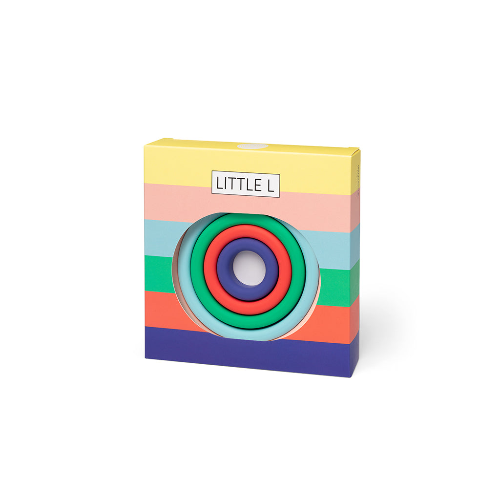 Little L, Babyleketøy, Aktivitetsringer - Klare farger