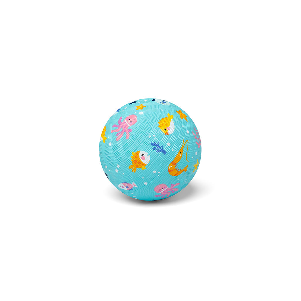 Little L, Gummibold, 13 cm - Hav