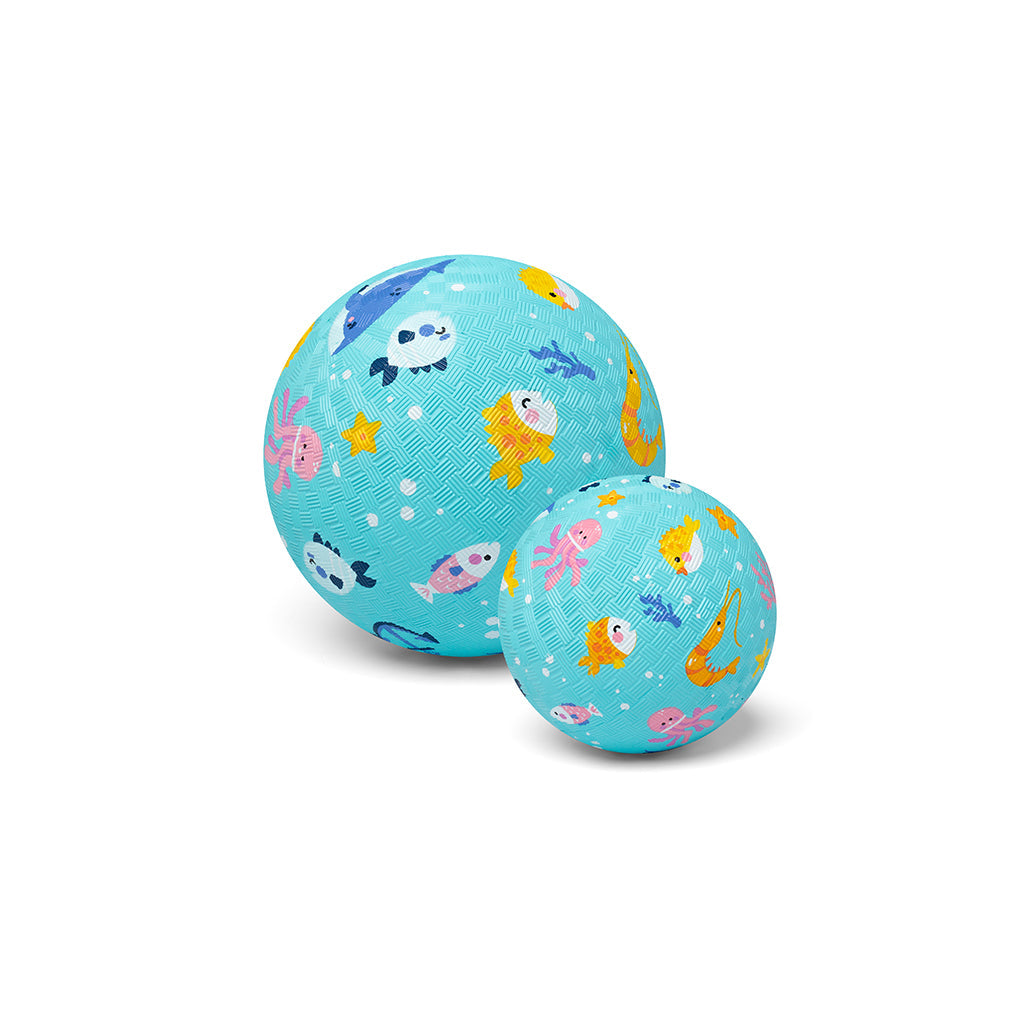 Little L, Gummibold, 13 cm - Hav