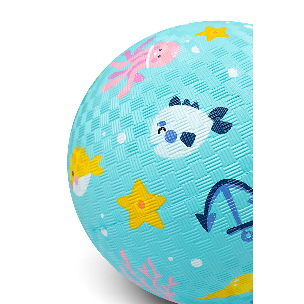 Little L, Gummibold, 13 cm - Hav