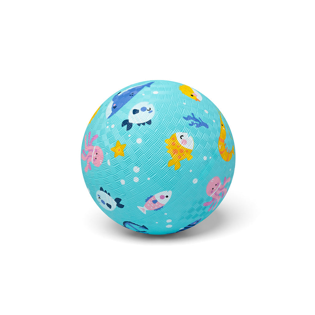 Little L, Gummibold, 18 cm - Hav