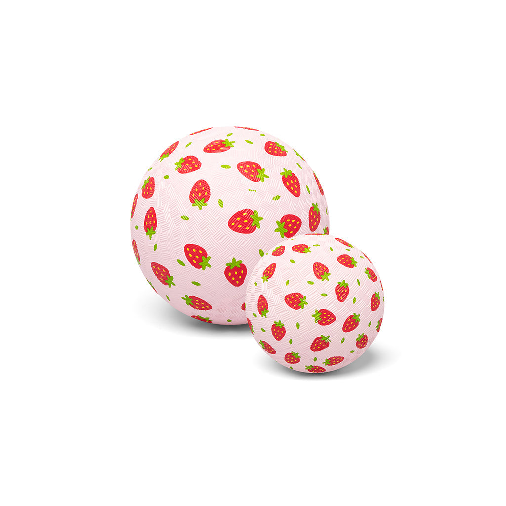 Little L, Gummibold, 18 cm - Jordbær