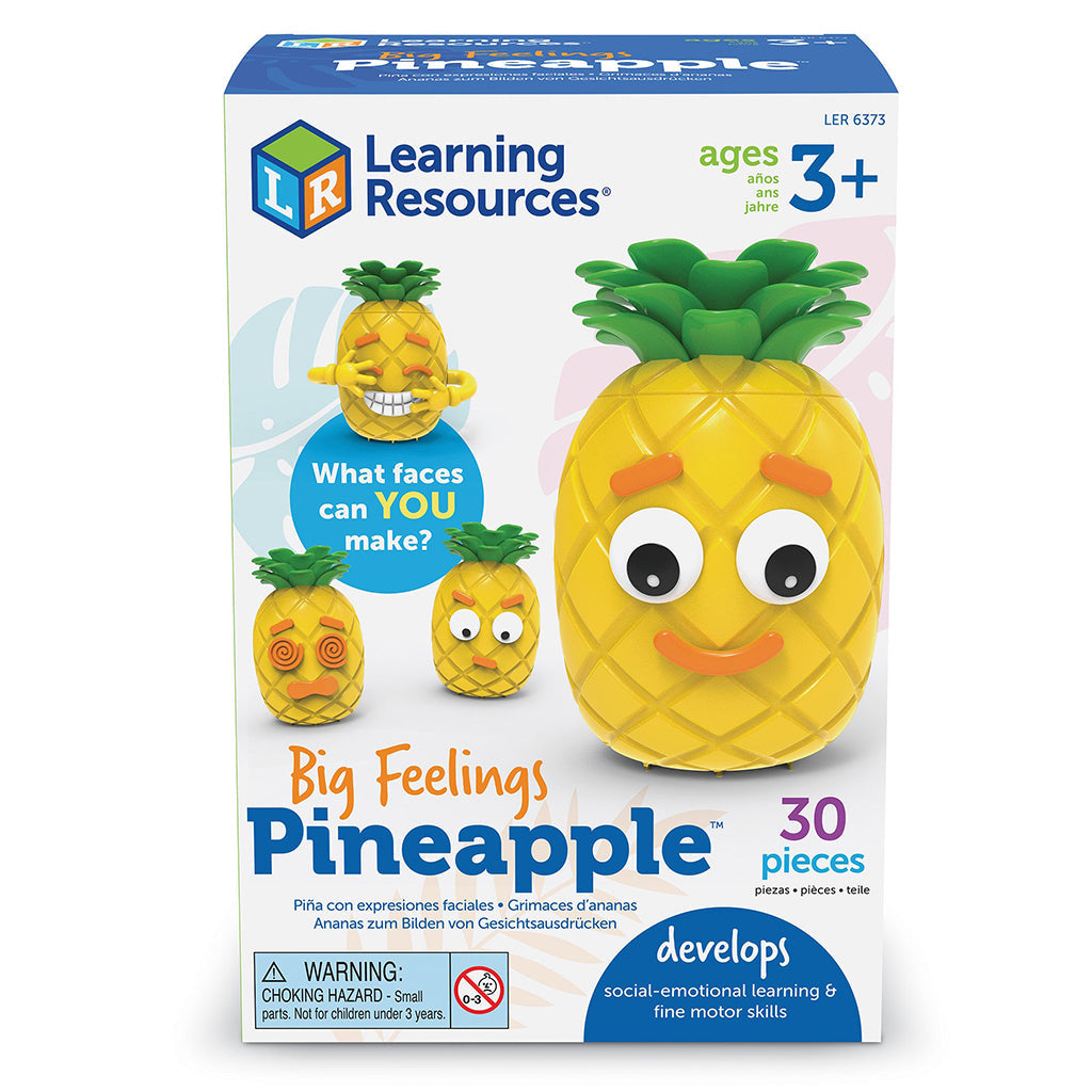 Lær om følelser aktivitetssæt med ananas i emballage