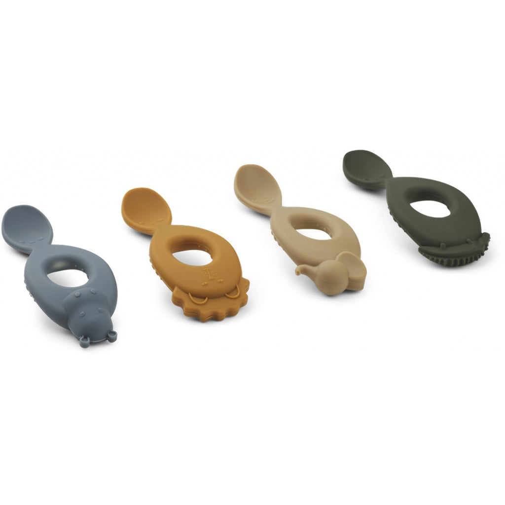 Liewood Liva skjesett, 4 stk. - Safari/blue multi mix