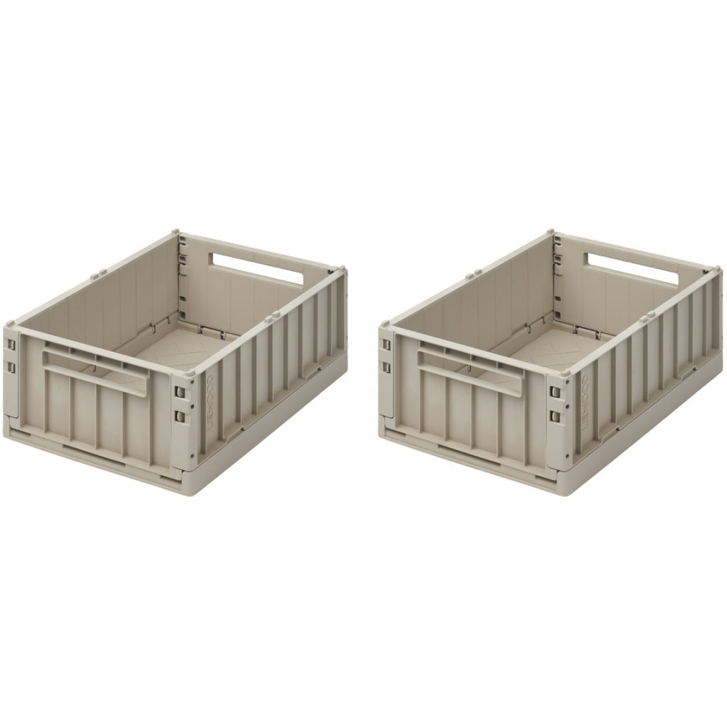 Liewood Weston foldekasse M, 2-pak - Sandy