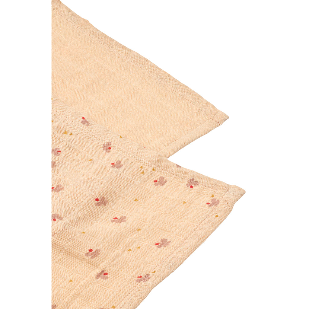 Liewood stoffbleer, Lewis muslin 2-pakning - Mini butterfly/apple blossom mix