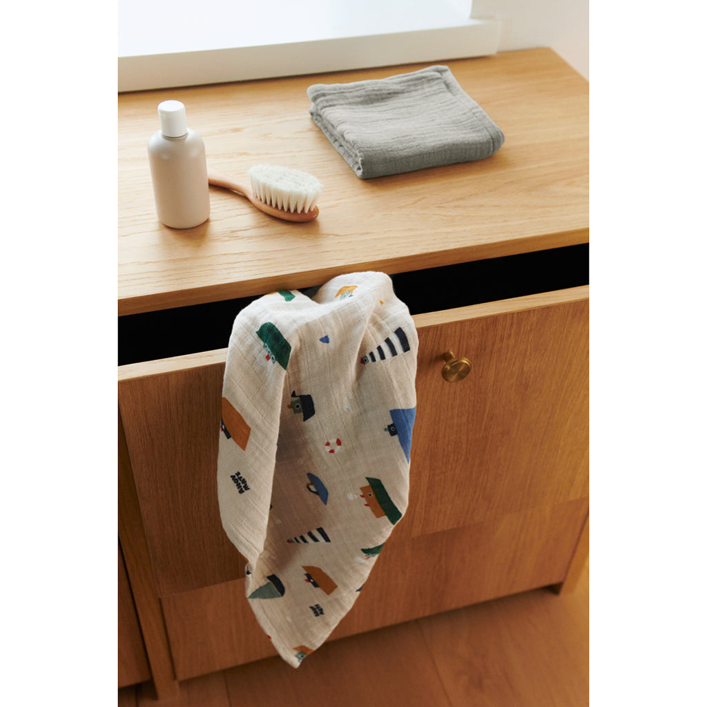 Liewood stoffbleer, Lewis muslin 2-pak – Sailing/dove blue mix