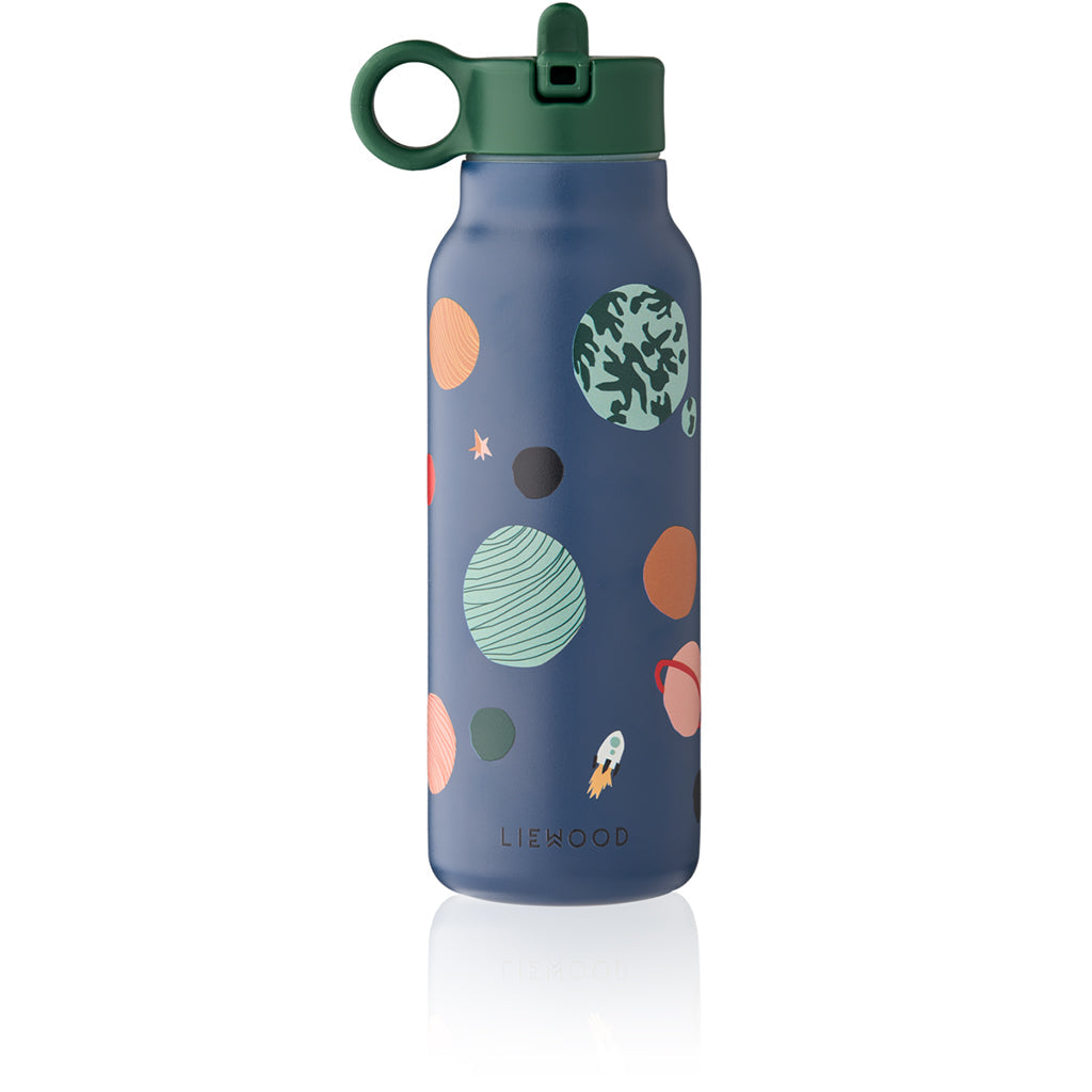 Liewood Falk water bottle, termoflaske 350 ml. - Universe / Classic navy