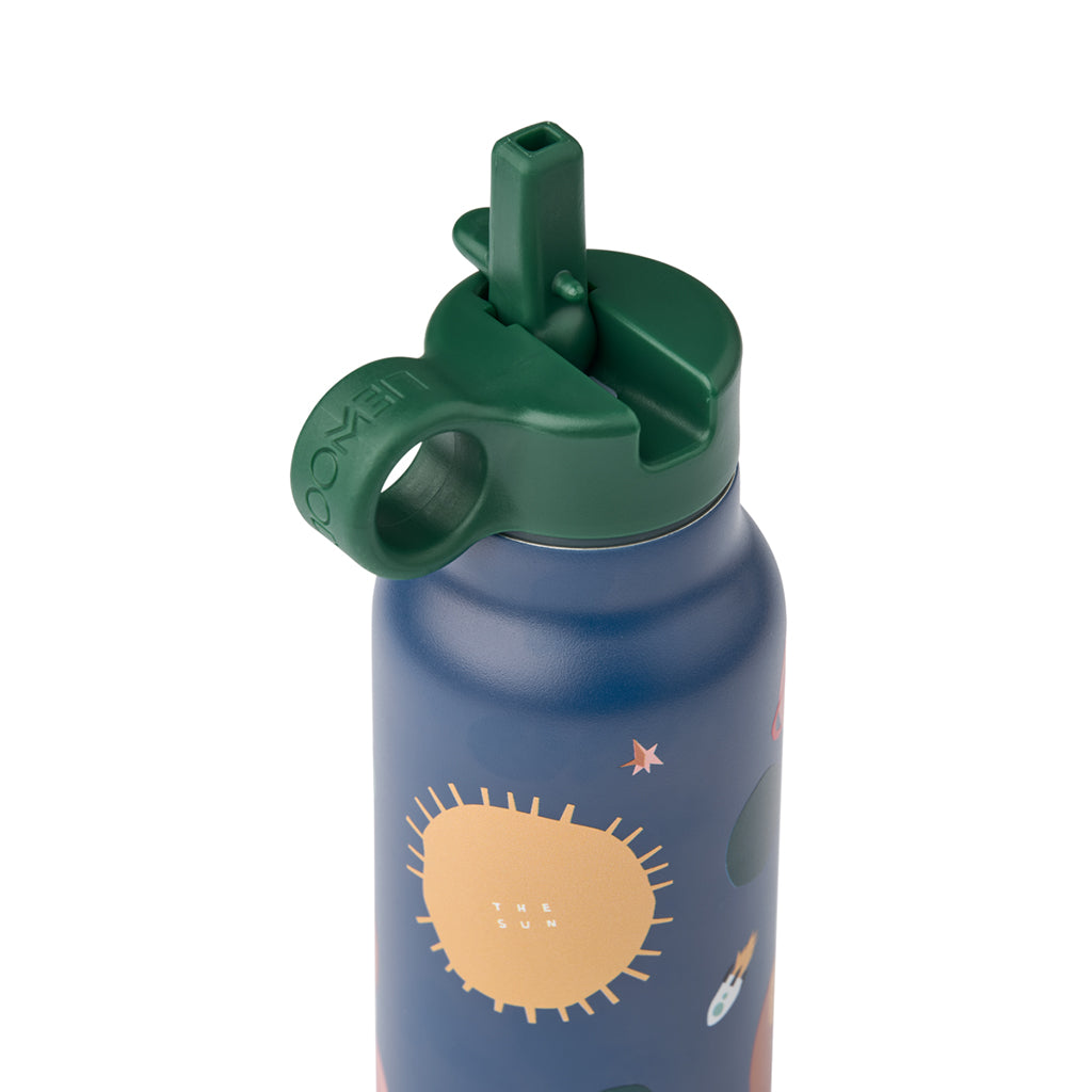 Liewood Falk vannflaske, termoflaske 350 ml – Universe / Classic navy