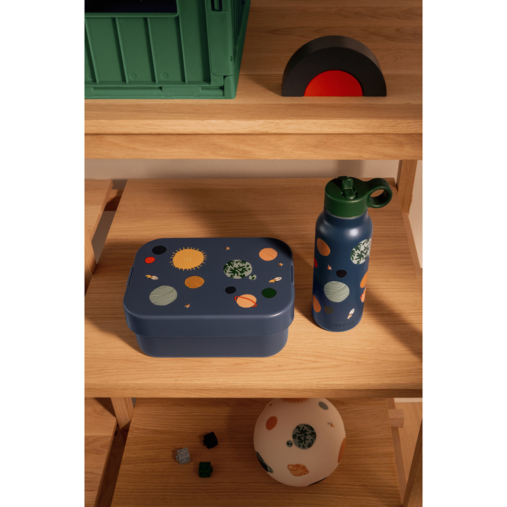 Liewood Falk vannflaske, termoflaske 350 ml – Universe / Classic navy