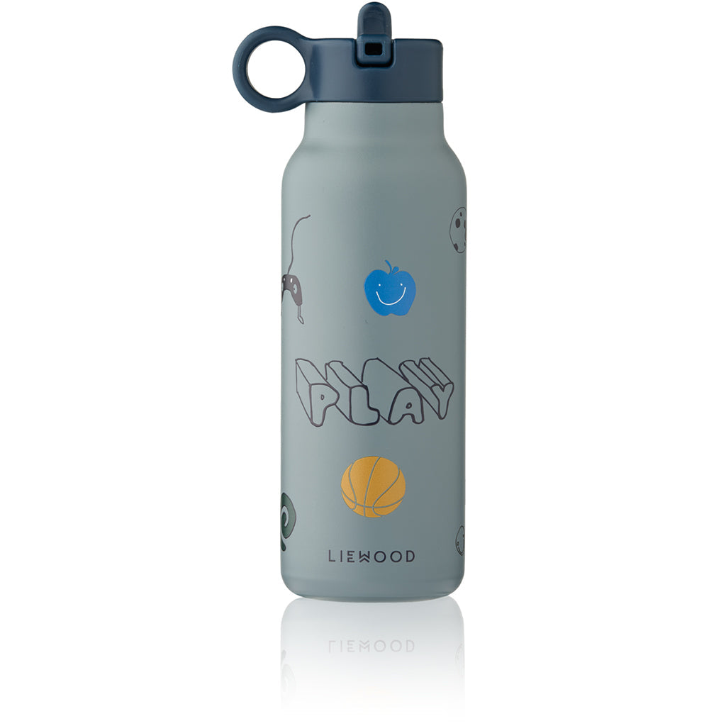 Liewood Falk water bottle, termoflaske 350 ml. - Play / Dusty Peppermint