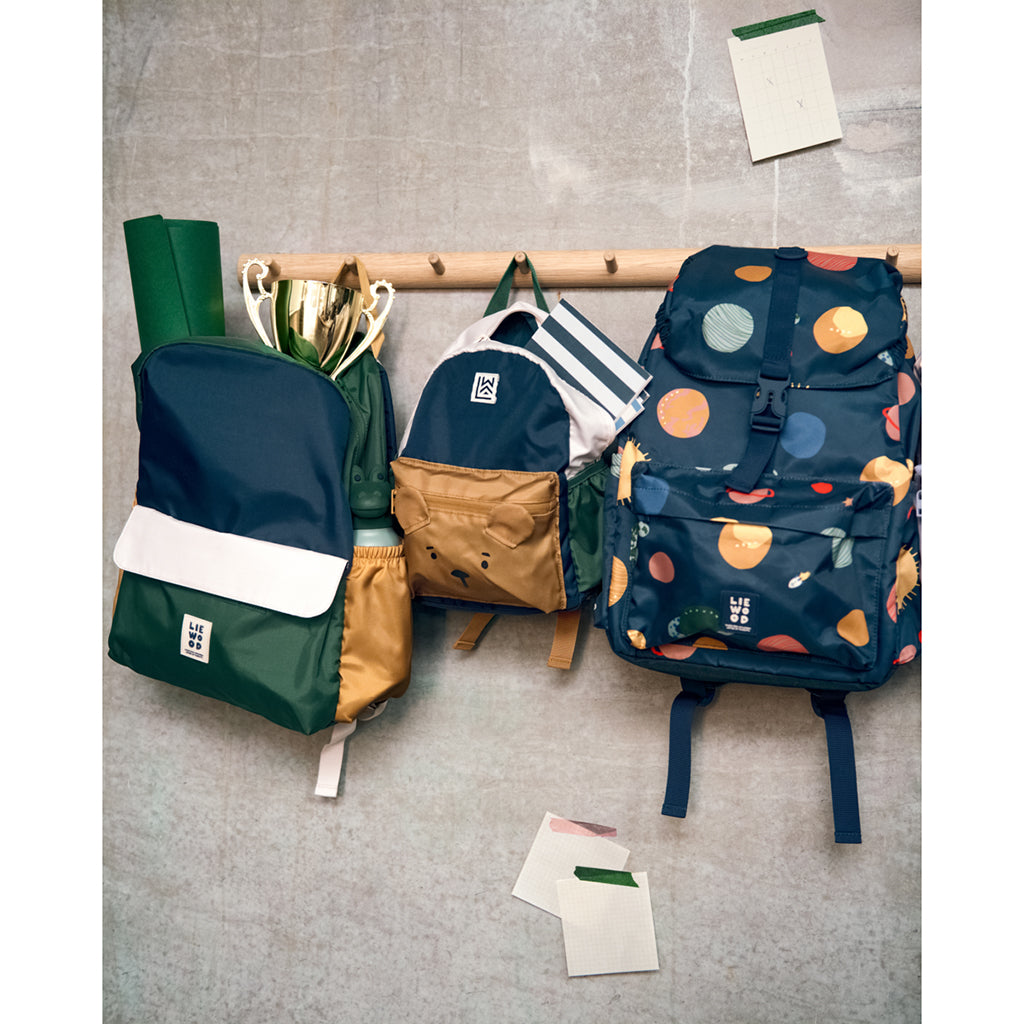 Liewood Johnny skolesekk, Universe / Classic Navy