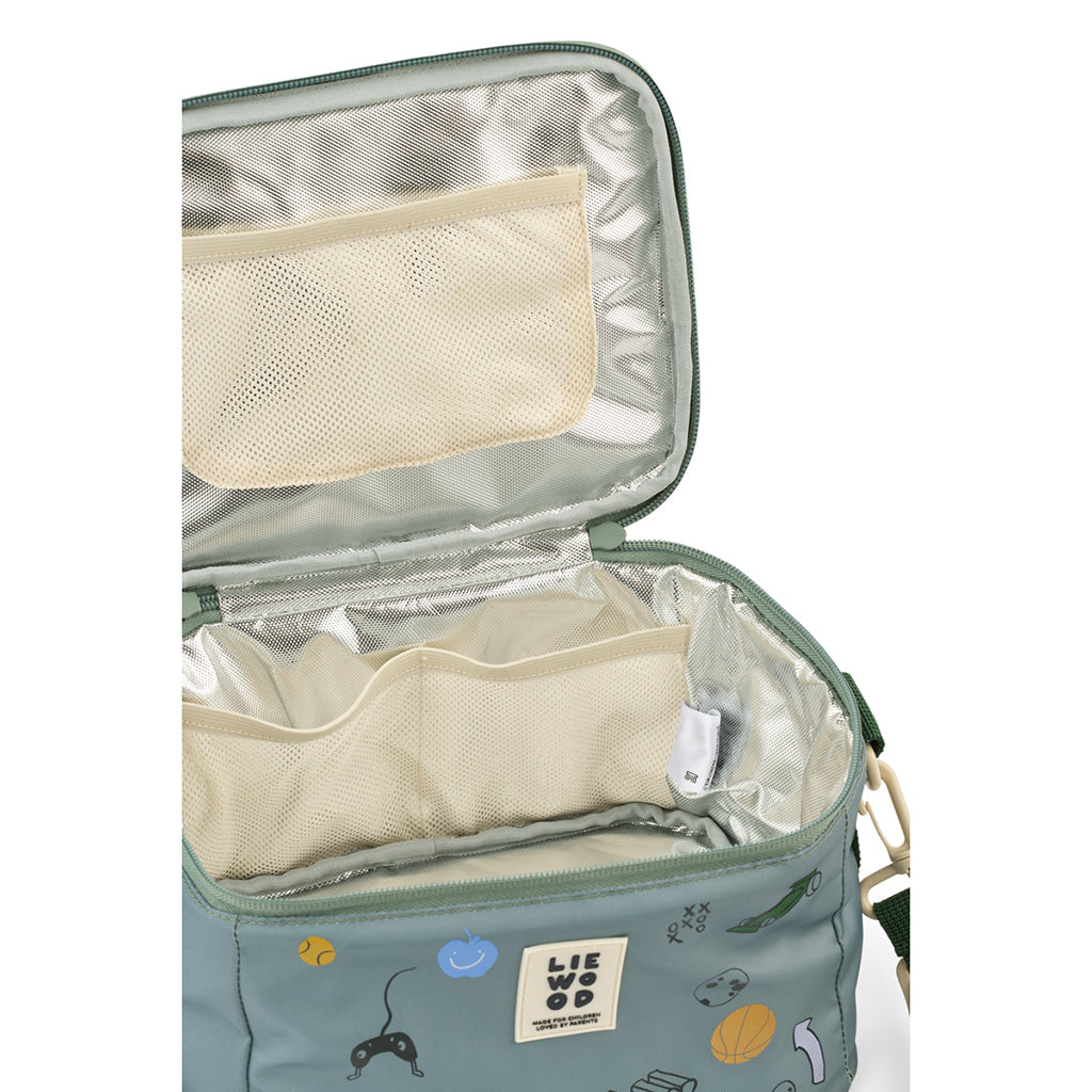 Liewood Toby, medium lunsj kjølebag - Play/Dusty Peppermint