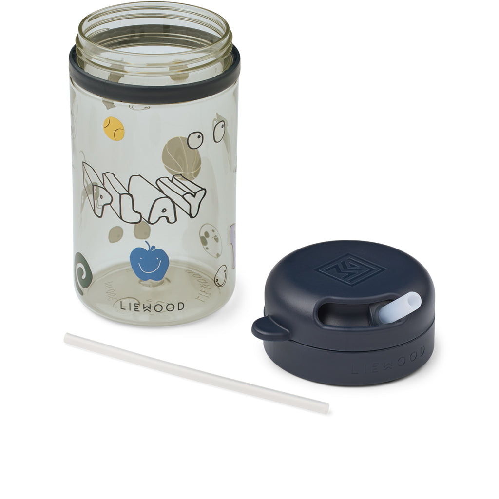 Liewood Pavia Tritan Sugerørskopp 500ml, Play/ Dusty Peppermint