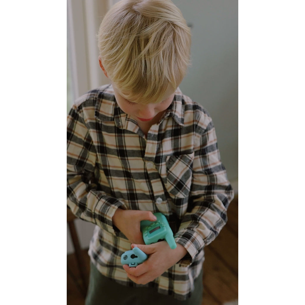 Lalarma walkie talkie for barn, purple