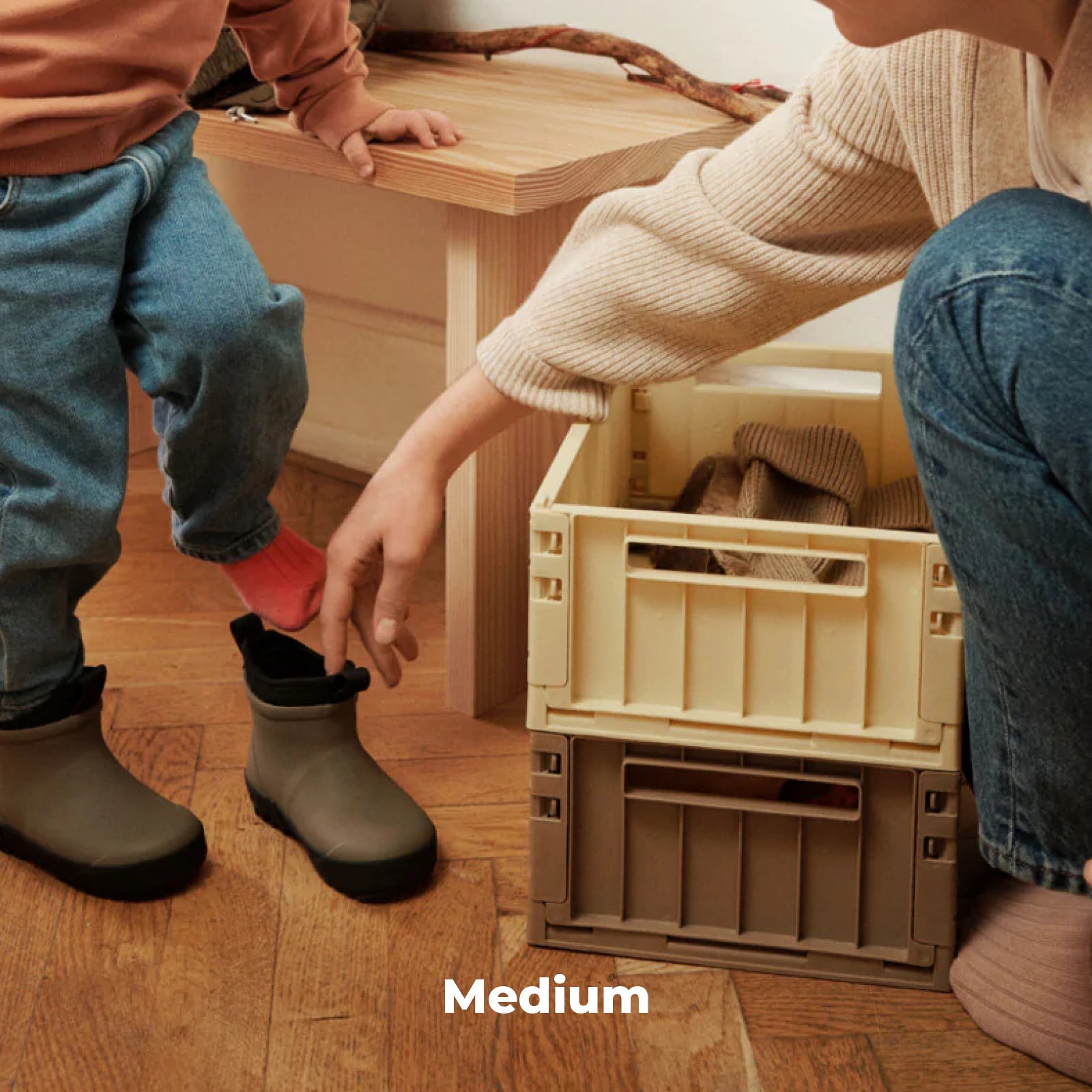 Liewood Weston foldekasse M, 2-pk - Apple red