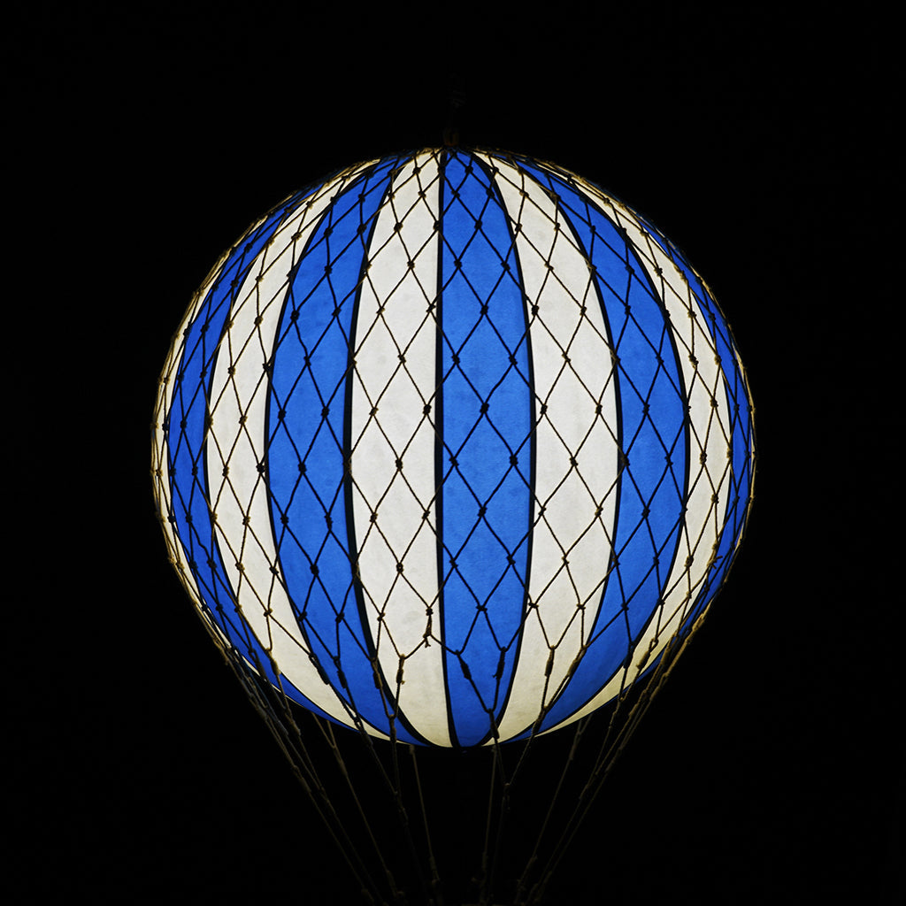 LED Luftballong, Royal Aero blue - 32 cm