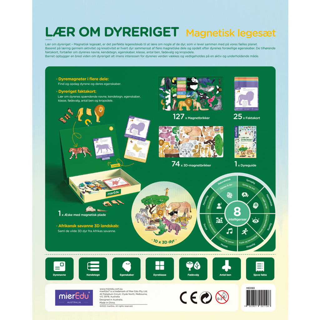 mierEdu, Magnetisk lekesett - Lær om dyreriket