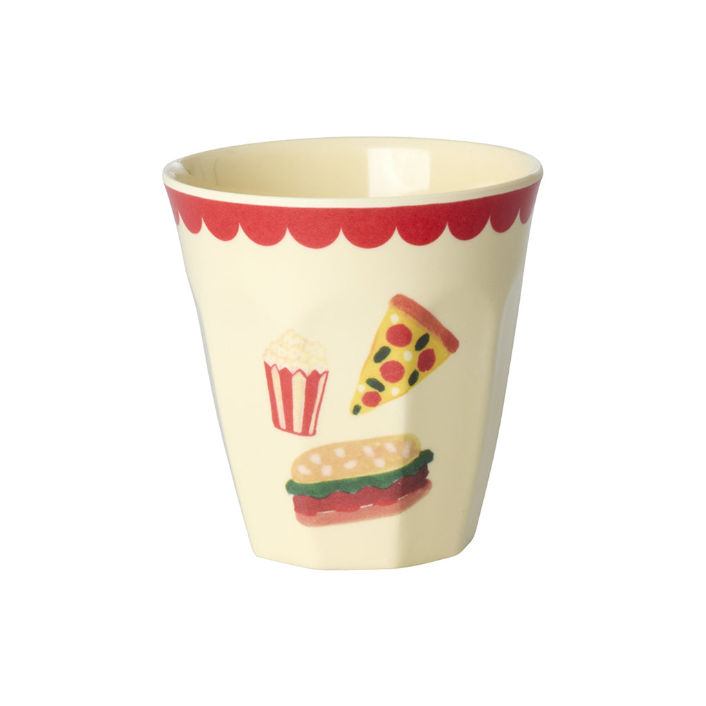 Rice melaminkopper, Fun Fair print, 6-pakning, Small - Mint