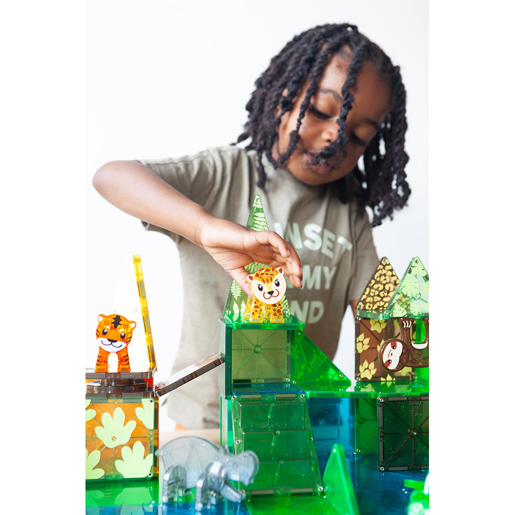 Magna-Tiles Jungle dyr, 25 deler