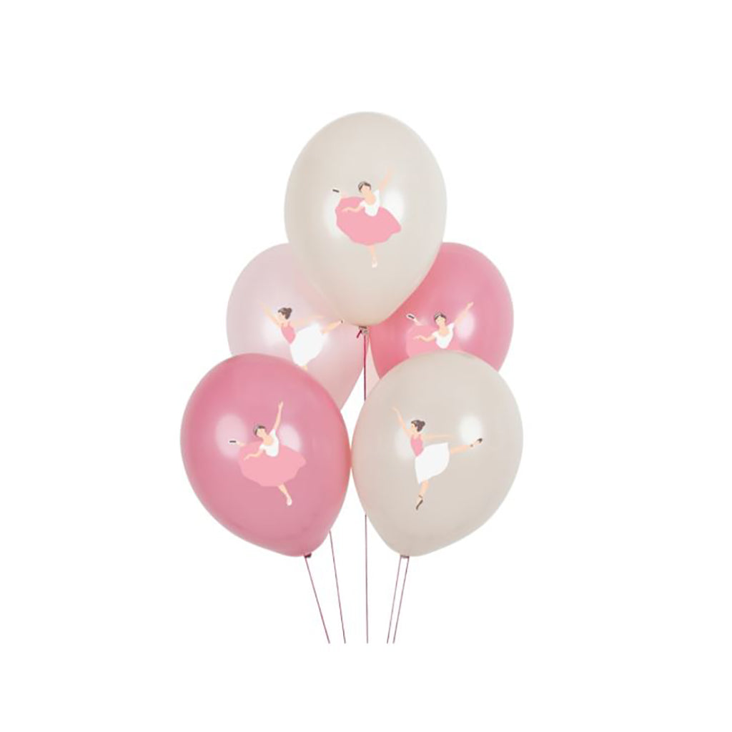 My Little Day ballonger, trykte ballonger, 5 stk. Ballerina