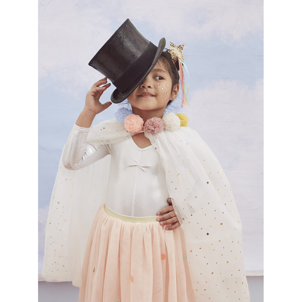 Meri Meri utkledning, kappe m. pompom&