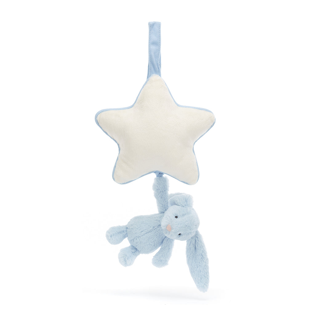 Baby Jellycat spilledåse, Bashful blå kanin – 30 cm