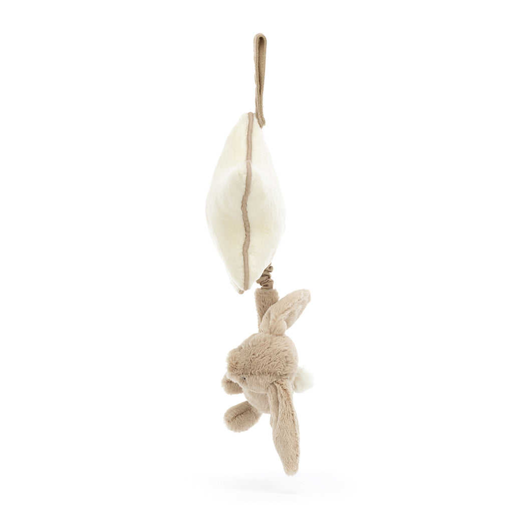 Baby Jellycat spilledåse, Bashful kanin - Beige