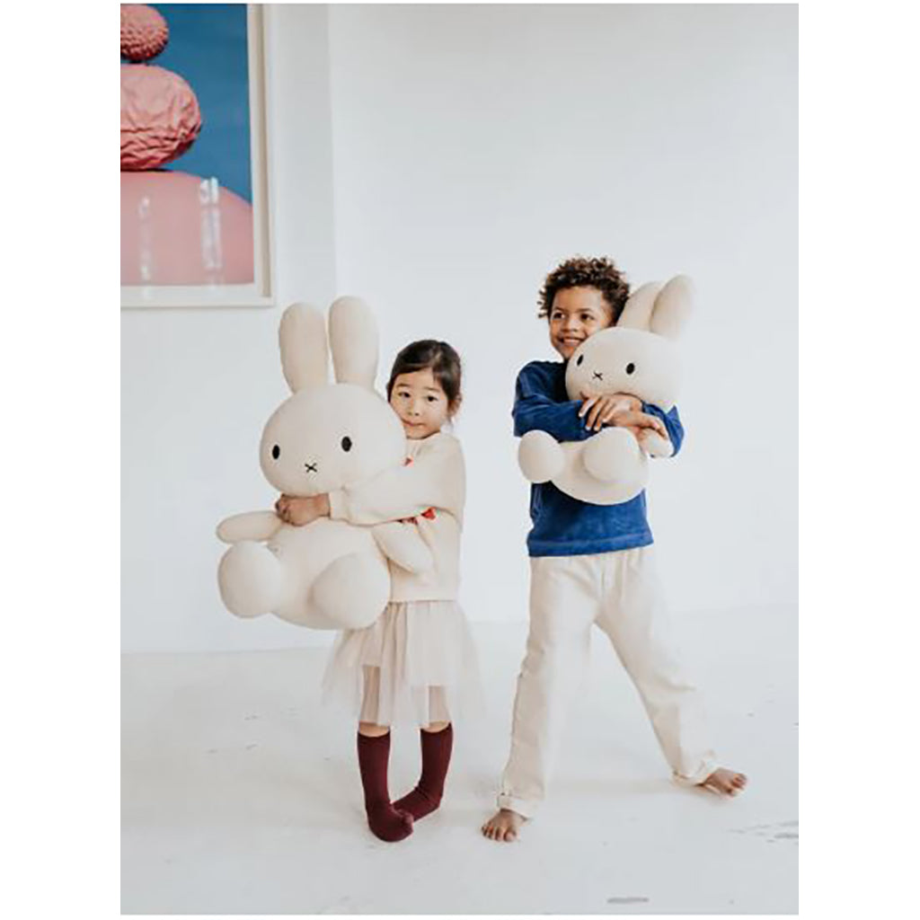 Miffy Terry kaninbamse, 50 cm - Krem