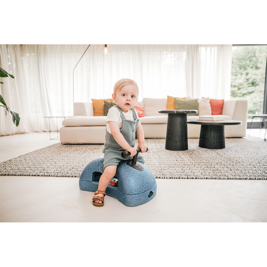 Scoot and Ride Min første gåvogn & ride-on, 3-i-1 sparkesykkel - Steel