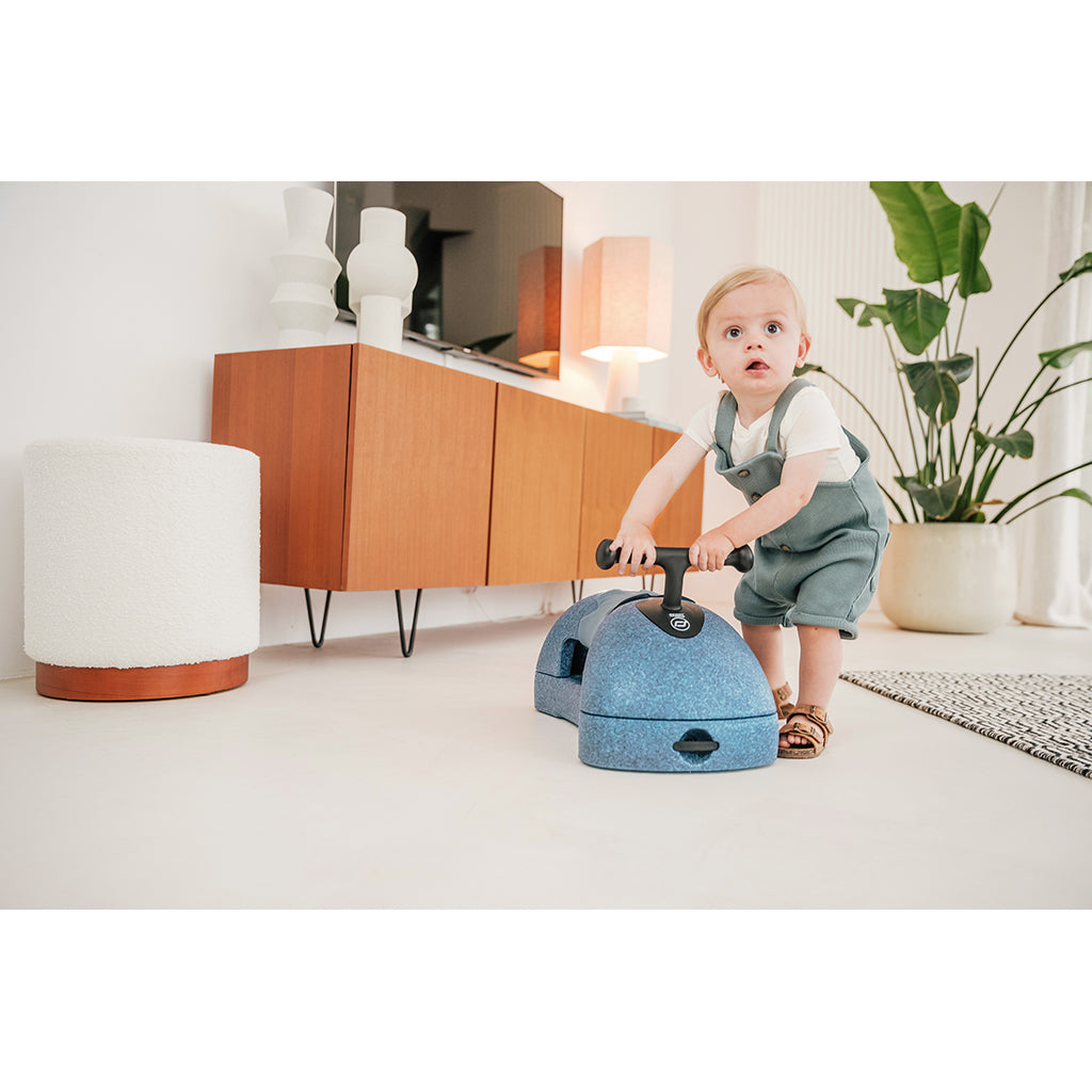 Scoot and Ride Min første gåvogn & ride-on, 3-i-1 sparkesykkel - Steel